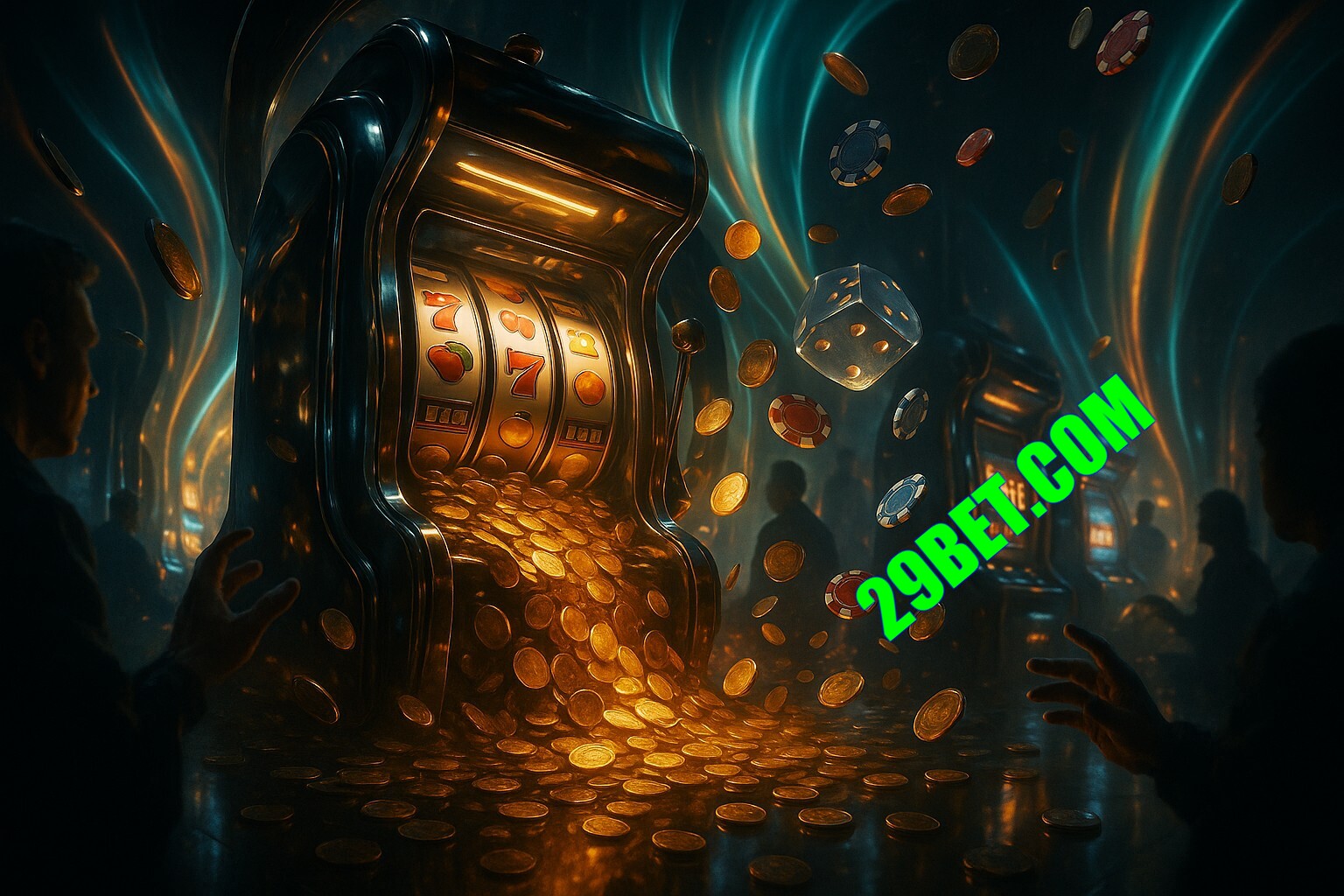Diversos jogos de caça-níqueis